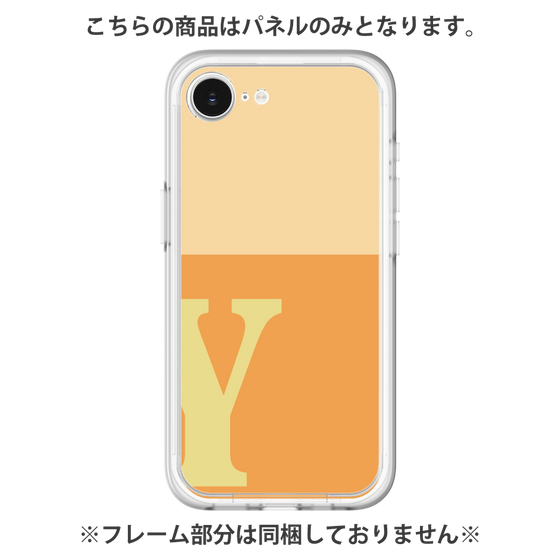 Premium Panel［ Original - initial two tone - Y orange ］