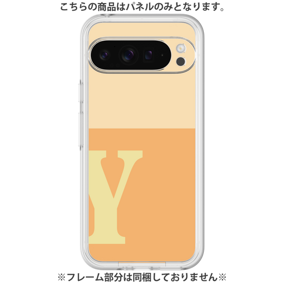Premium Panel［ Original - initial two tone - Y orange ］
