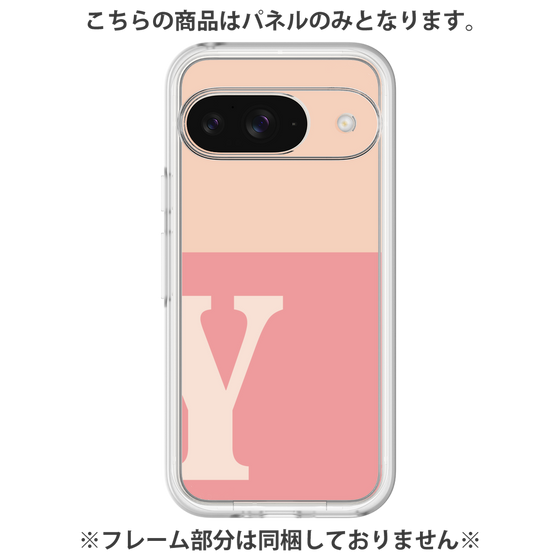 Premium Panel［ Original - initial two tone - Y pink ］