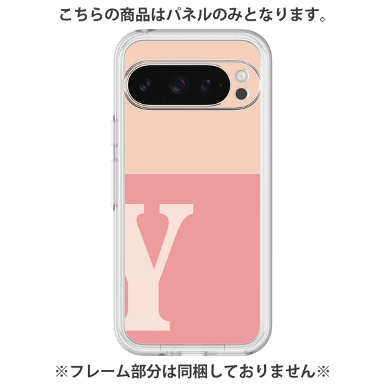 Premium Panel［ Original - initial two tone - Y pink ］