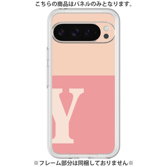 Premium Panel［ Original - initial two tone - Y pink ］