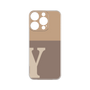 Premium Panel［ Original - initial two tone - Y brown ］