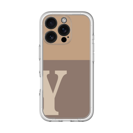 Premium Panel［ Original - initial two tone - Y brown ］