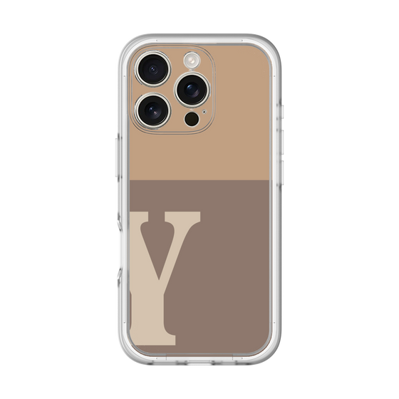 Premium Panel［ Original - initial two tone - Y brown ］