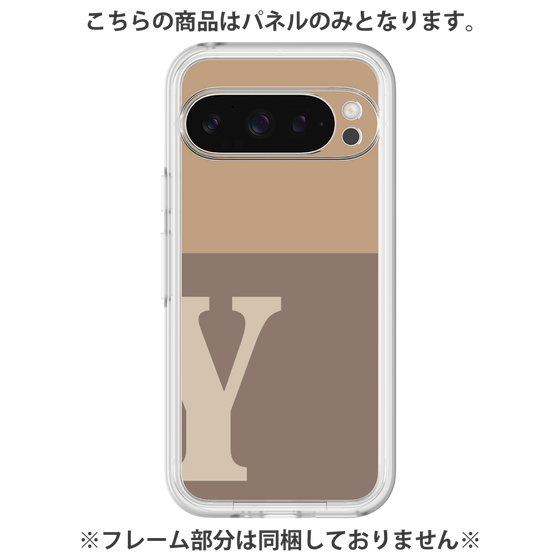 Premium Panel［ Original - initial two tone - Y brown ］