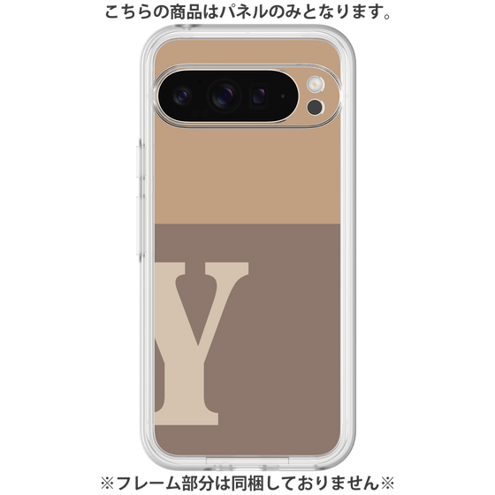 Premium Panel［ Original - initial two tone - Y brown ］