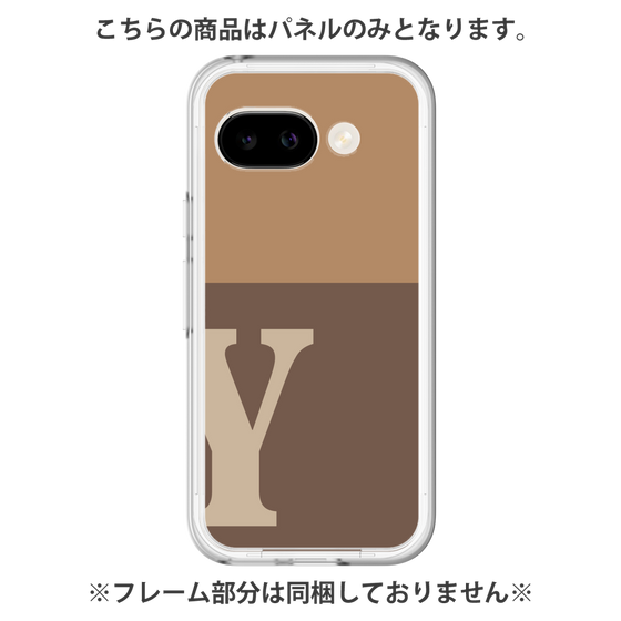 Premium Panel［ Original - initial two tone - Y brown ］