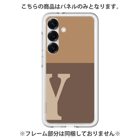 Premium Panel［ Original - initial two tone - Y brown ］