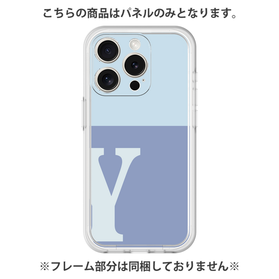 Premium Panel［ Original - initial two tone - Y blue ］