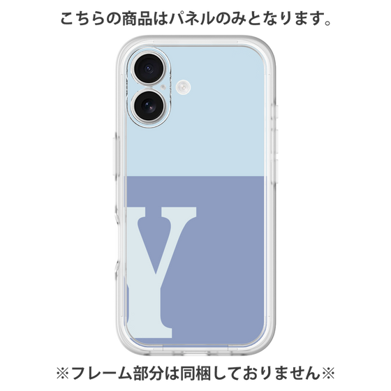 Premium Panel［ Original - initial two tone - Y blue ］