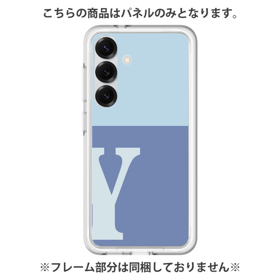 Premium Panel［ Original - initial two tone - Y blue ］