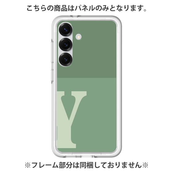 Premium Panel［ Original - initial two tone - Y green ］