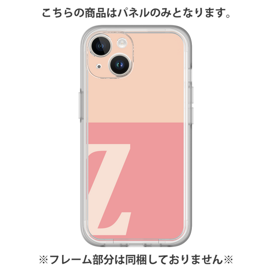 Premium Panel［ Original - initial two tone - Z pink ］