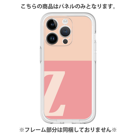 Premium Panel［ Original - initial two tone - Z pink ］