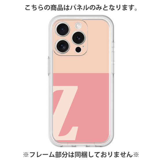 Premium Panel［ Original - initial two tone - Z pink ］