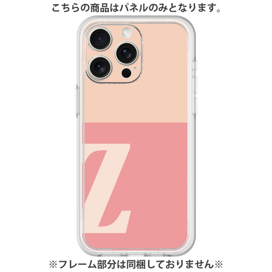 Premium Panel［ Original - initial two tone - Z pink ］