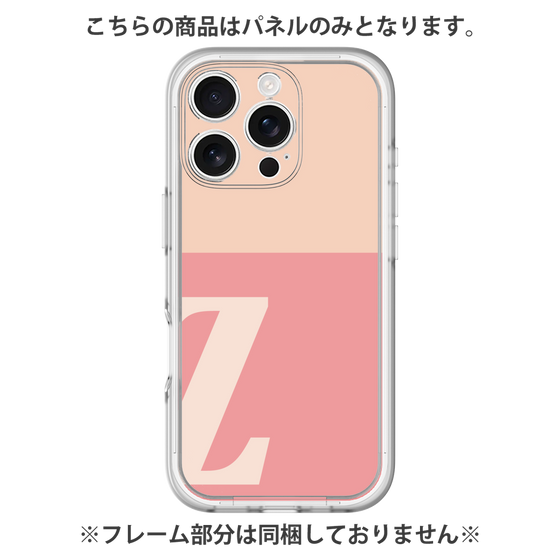 Premium Panel［ Original - initial two tone - Z pink ］