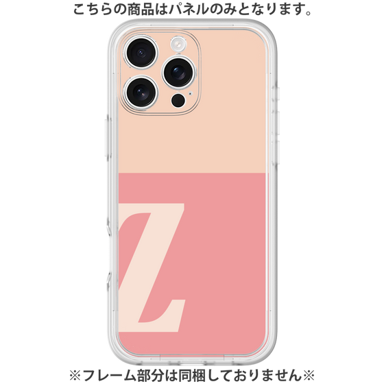 Premium Panel［ Original - initial two tone - Z pink ］