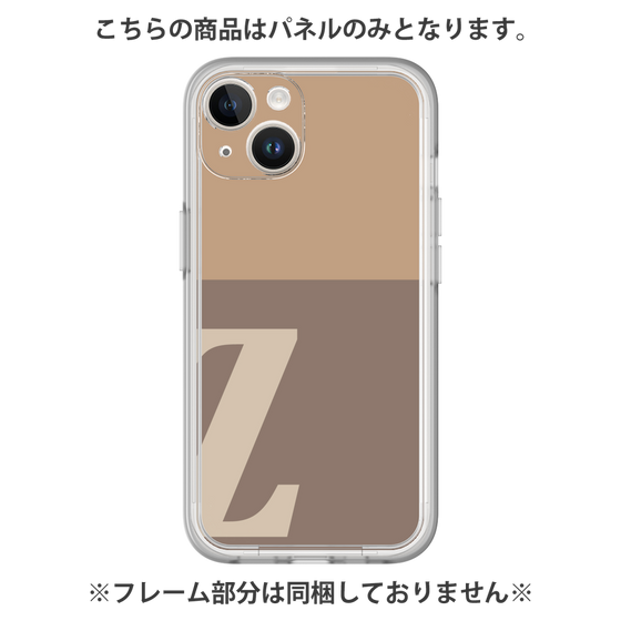 Premium Panel［ Original - initial two tone - Z brown ］