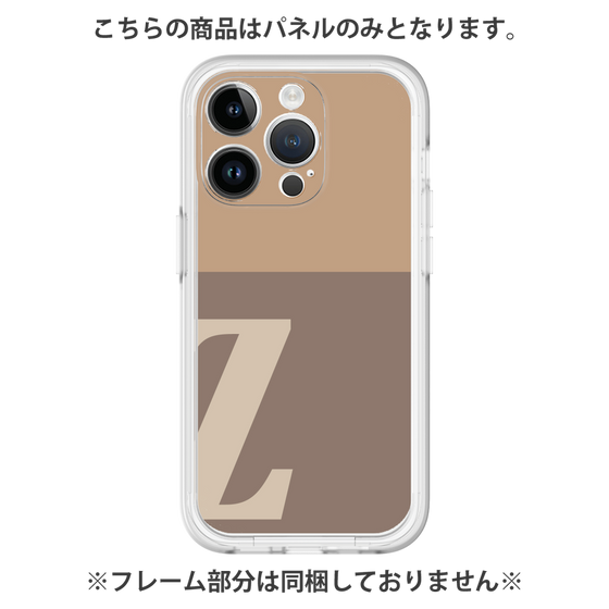 Premium Panel［ Original - initial two tone - Z brown ］