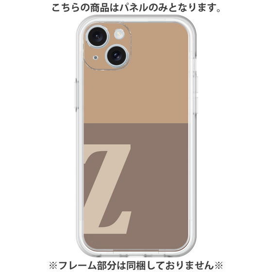 Premium Panel［ Original - initial two tone - Z brown ］