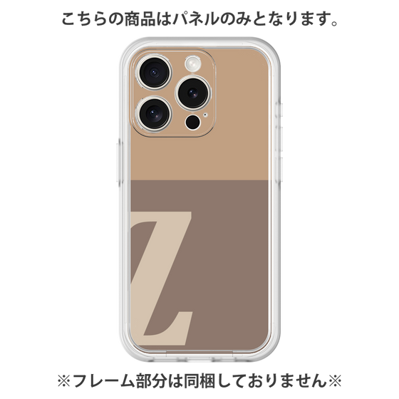 Premium Panel［ Original - initial two tone - Z brown ］
