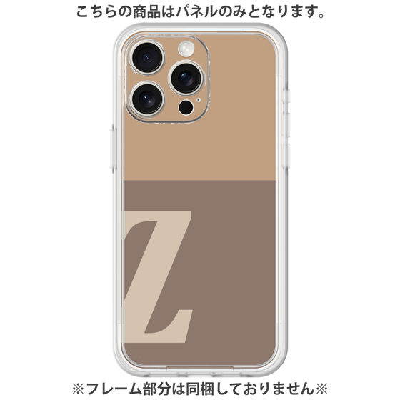 Premium Panel［ Original - initial two tone - Z brown ］