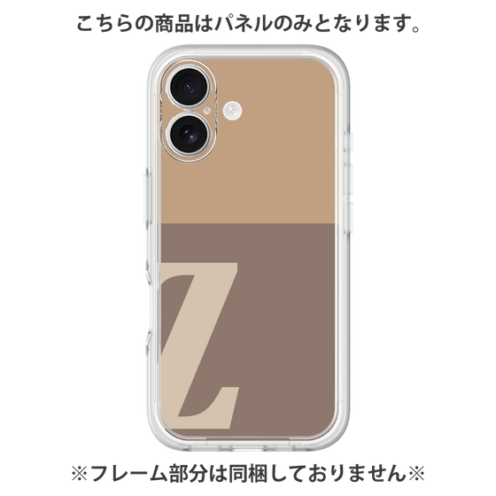 Premium Panel［ Original - initial two tone - Z brown ］