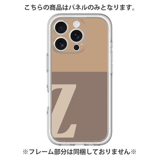 Premium Panel［ Original - initial two tone - Z brown ］