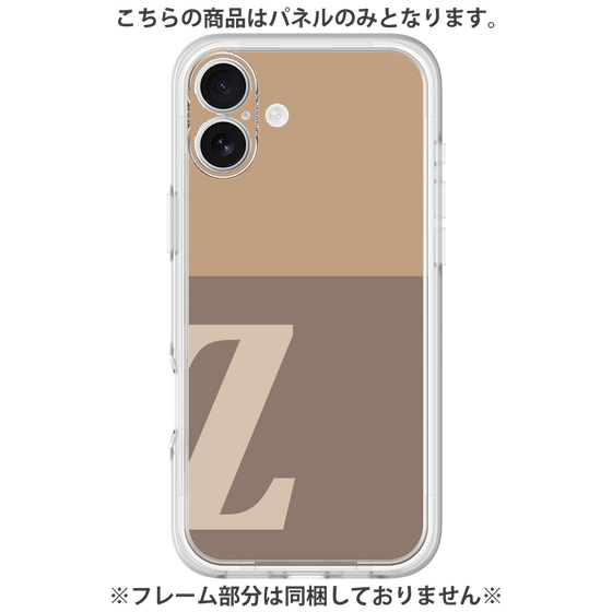 Premium Panel［ Original - initial two tone - Z brown ］