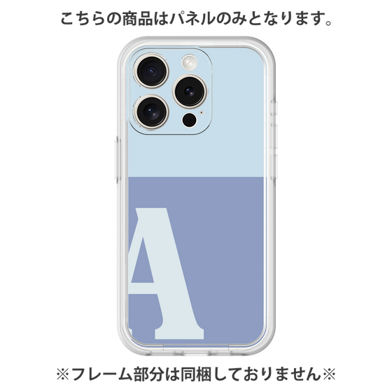 Premium Panel［ Original - initial two tone - A blue ］