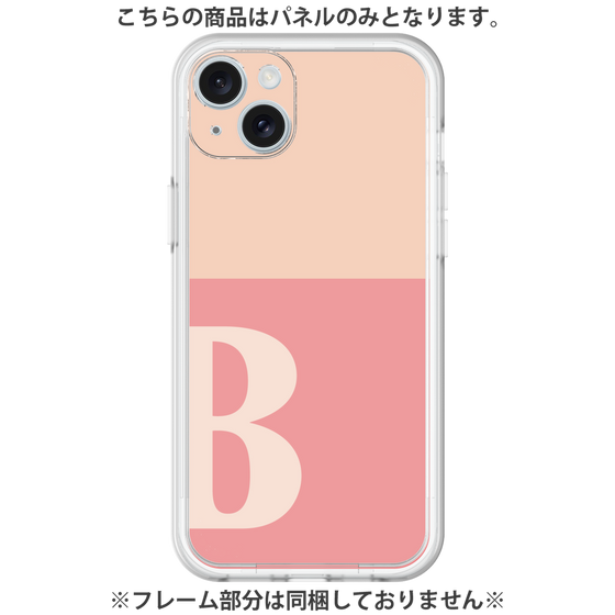 Premium Panel［ Original - initial two tone - B pink ］