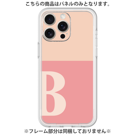 Premium Panel［ Original - initial two tone - B pink ］