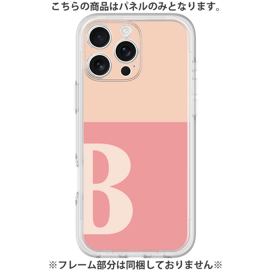 Premium Panel［ Original - initial two tone - B pink ］