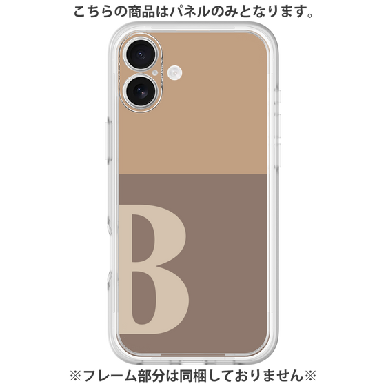 Premium Panel［ Original - initial two tone - B brown ］