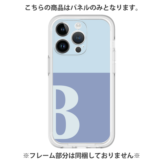 Premium Panel［ Original - initial two tone - B blue ］