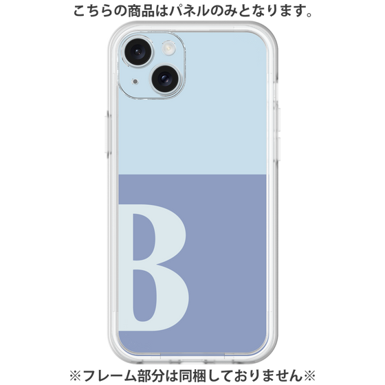 Premium Panel［ Original - initial two tone - B blue ］