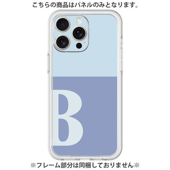 Premium Panel［ Original - initial two tone - B blue ］