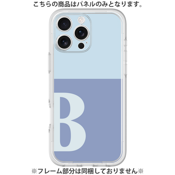 Premium Panel［ Original - initial two tone - B blue ］
