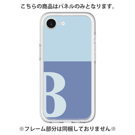 Premium Panel［ Original - initial two tone - B blue ］