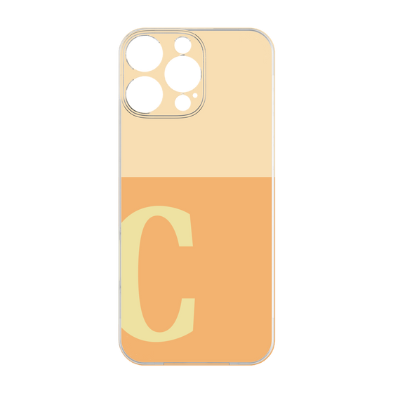 Premium Panel［ Original - initial two tone - C orange ］