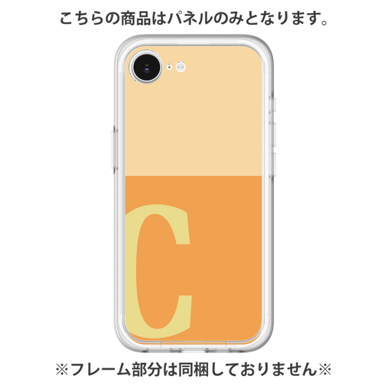 Premium Panel［ Original - initial two tone - C orange ］
