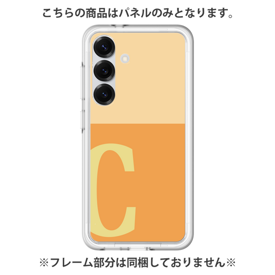 Premium Panel［ Original - initial two tone - C orange ］