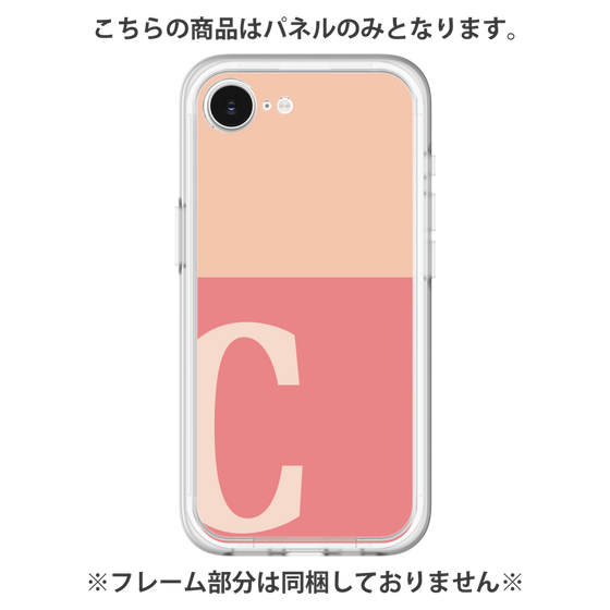Premium Panel［ Original - initial two tone - C pink ］