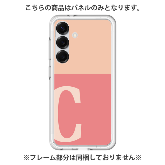 Premium Panel［ Original - initial two tone - C pink ］
