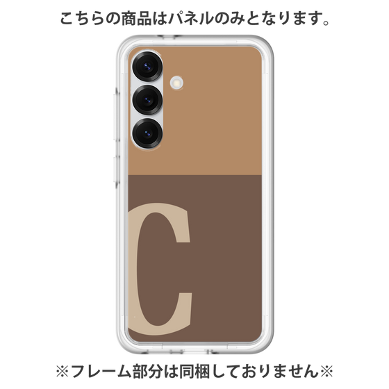 Premium Panel［ Original - initial two tone - C brown ］