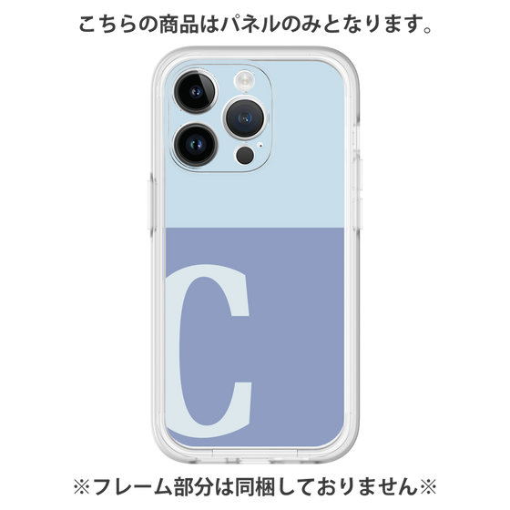 Premium Panel［ Original - initial two tone - C blue ］