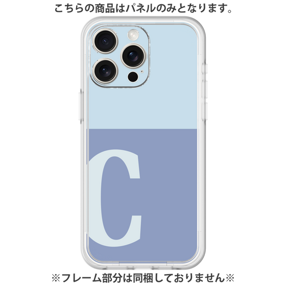 Premium Panel［ Original - initial two tone - C blue ］