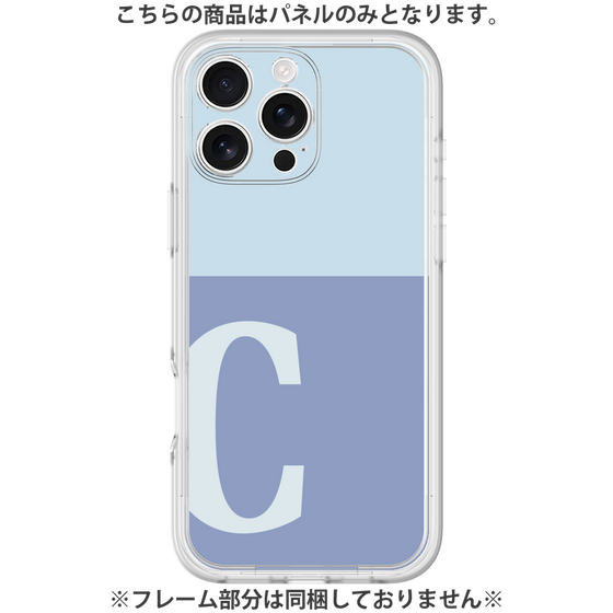 Premium Panel［ Original - initial two tone - C blue ］