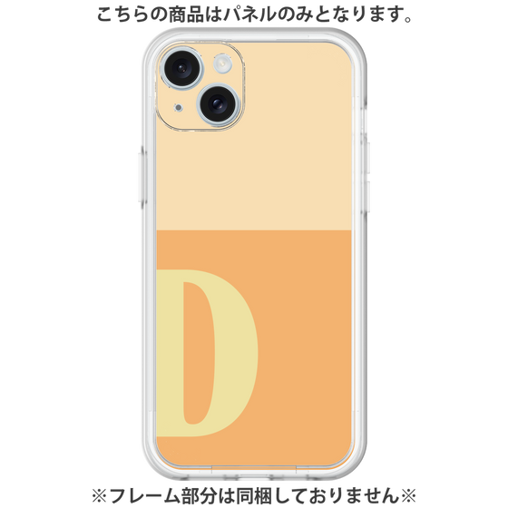 Premium Panel［ Original - initial two tone - D orange ］